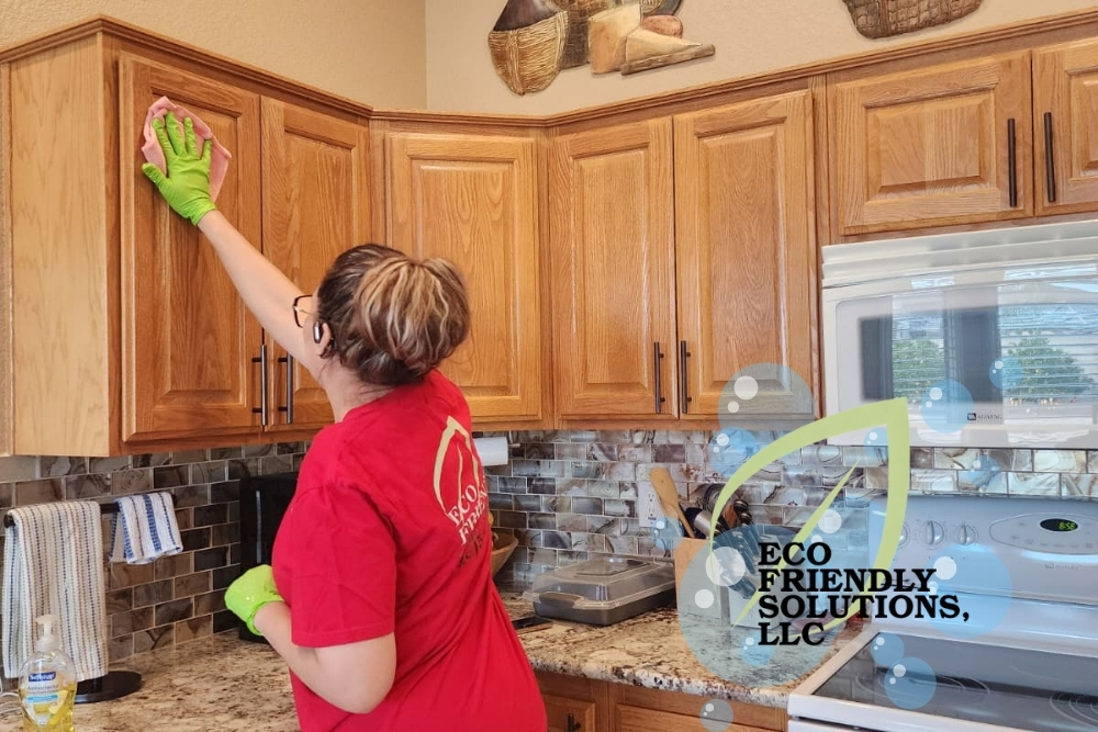 Get sparkling clean cabinets, in Eco- Friendly you'll fall in love with the results.