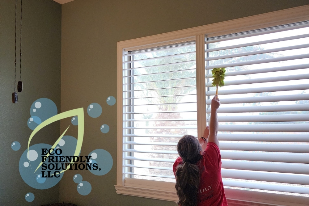 Cleaning blinds is something we do perfectly well, because Eco- Friendly cares about your health and your family's health.